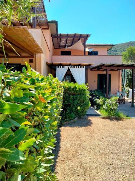 Elbamare Residence Con Piscina Nisporto ภายนอก รูปภาพ